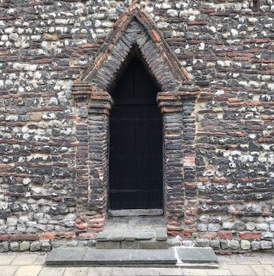 The Saxon doorway at Trinity Church